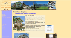 Desktop Screenshot of gaestehaus-bergland.members.cablelink.at