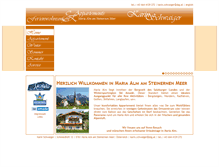 Tablet Screenshot of ferienwohnungenschwaiger.members.cablelink.at