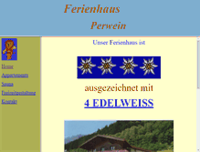 Tablet Screenshot of ferienhausperwein.members.cablelink.at