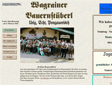 Tablet Screenshot of bauernstueberl.members.cablelink.at