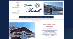 Desktop Screenshot of gaestehaus-kristall.members.cablelink.at
