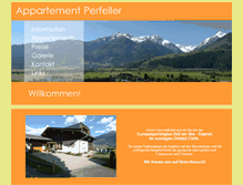 Tablet Screenshot of haus-perfeller.members.cablelink.at