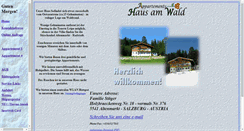 Desktop Screenshot of hausamwald.members.cablelink.at