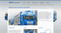 Desktop Screenshot of hartltransporte.members.cablelink.at