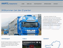 Tablet Screenshot of hartltransporte.members.cablelink.at